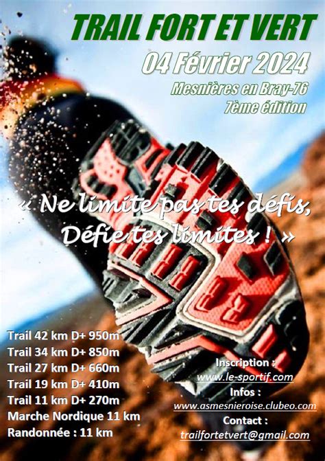 TRAIL FORT ET VERT 